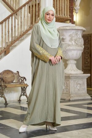 Kaftan Lace Reyfa - Sage Green