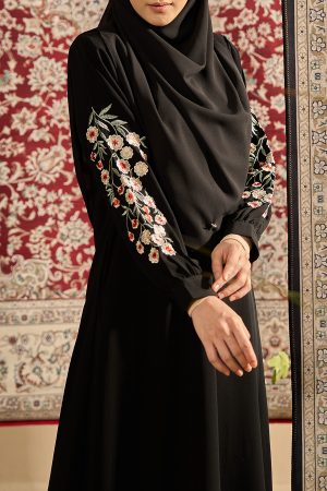 Abaya Embroidery Arrayan – Blooms