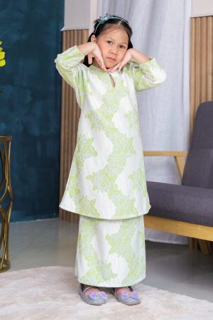 Baju Kurung Riau Lace Adiona Kids - Harlequin