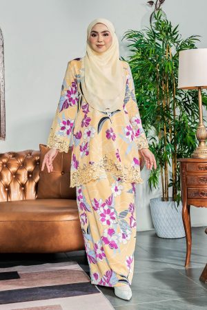 Baju Kurung Moden Sulam Piccadilly - Rozanne Canary