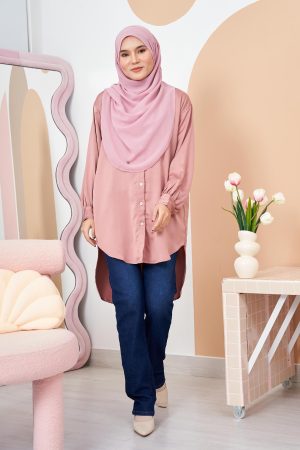 Blouse Lennie Laluna X MCC - Salmon Pink