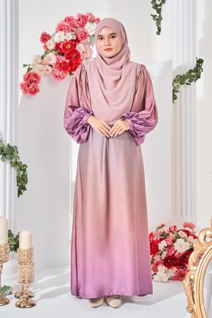Dress Ombre Nedia - Purple Ombre