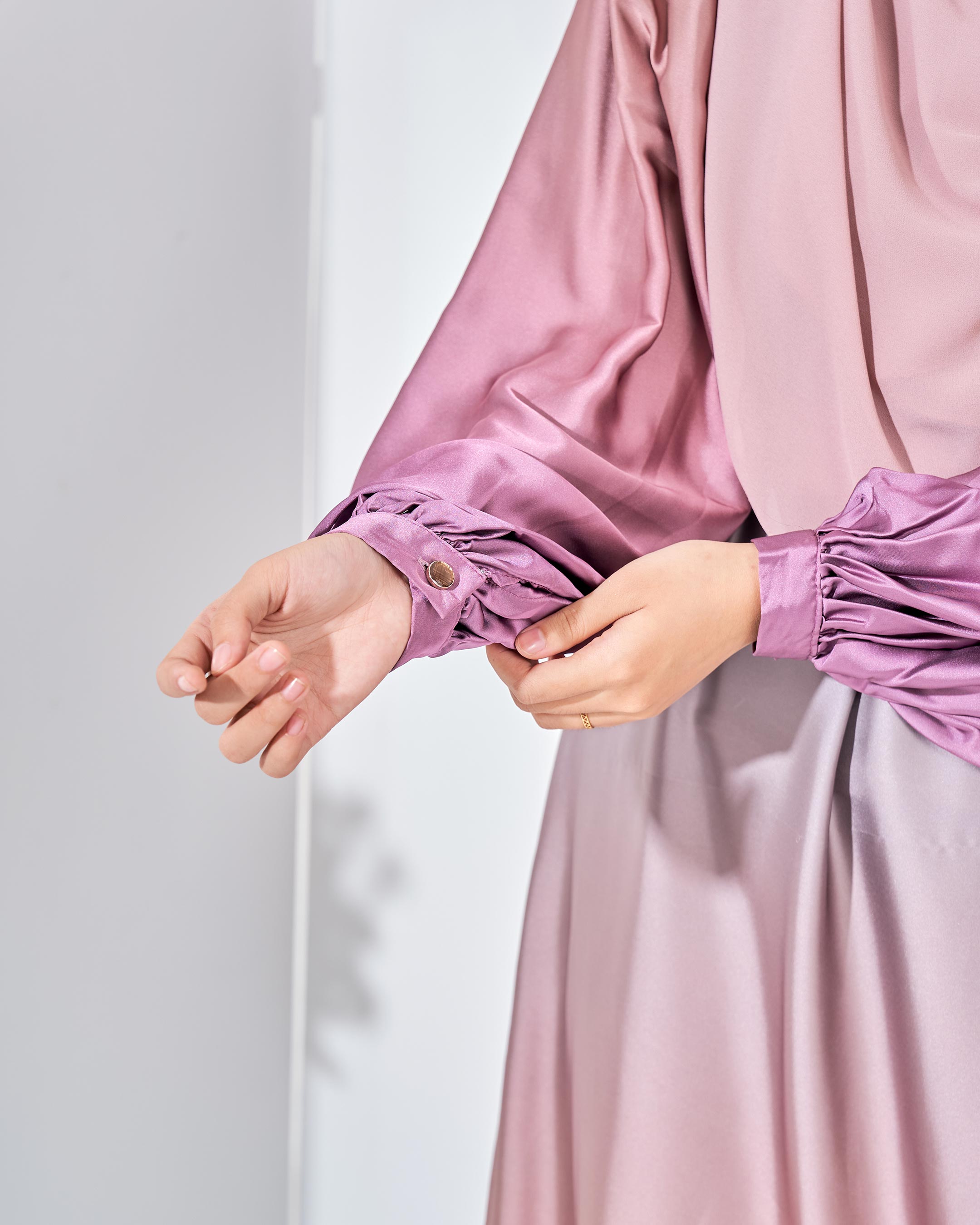 Dress Ombre Nedia – Purple Ombre – MuslimahClothing.Com
