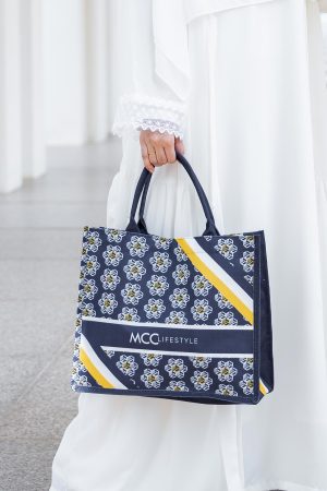 MCC Canvas Tote Bag MCC - Monogram Blue
