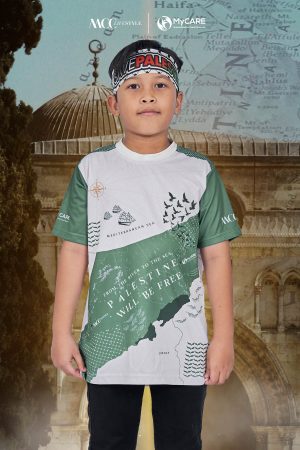 [PRE-ORDER] Jersey Kids Short Sleeve MCC Lifestyle X MyCare - Palestine Land Green