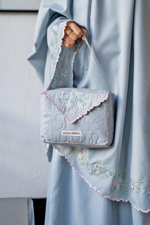 Telekung Travel Safira Noureen x MCC Lifestyle - Dusty Grey