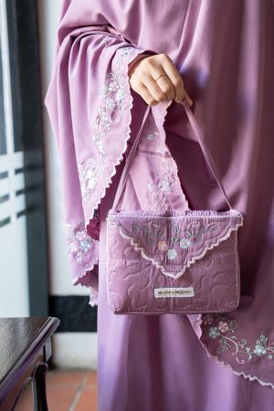 Telekung Travel Safira Noureen x MCC Lifestyle - Plum Purple