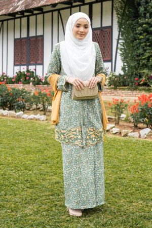 Baju Kebaya Sulam Akayla - Persian Green
