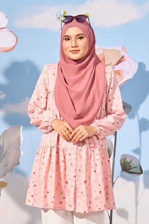 Blouse Luna Laluna X MCC - Macaroon Pink