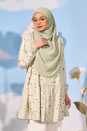 Blouse Luna Laluna X MCC - Minty Green