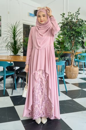 Dress Lace Nara 4.0 - Rose Pink