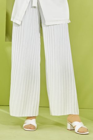 Pants Pleated Udiyani Laluna X MCC - Snow White