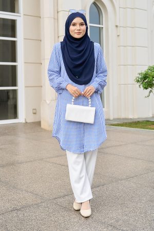 Blouse Nazuha – Dotty Blue