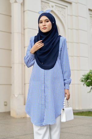 Blouse Nazuha – Dotty Blue