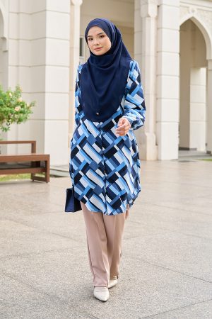 Blouse Nazuha – Weave Navy