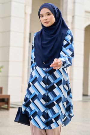 Blouse Nazuha – Weave Navy