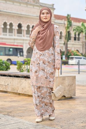 Baju Kurung Sulam Aylin – Salvia Amber