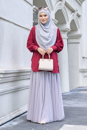 Blouse Laelia Lux - Maroon