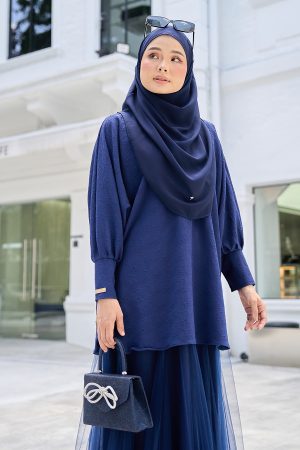 Blouse Laelia Lux - Navy Blue