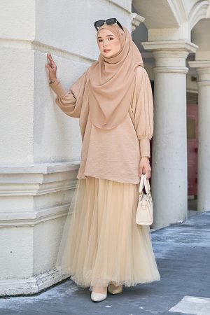 Blouse Laelia Lux - Nude Latte