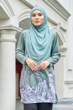 Muslimah Jersey Jiwa Merdeka - Laskar Mint