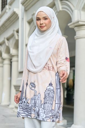 Muslimah Jersey Jiwa Merdeka - Pribumi Nude