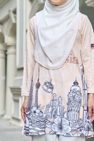 Muslimah Jersey Jiwa Merdeka - Pribumi Nude