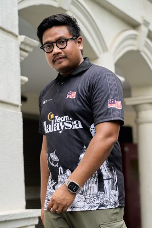 Men Polo Jersey Jiwa Merdeka - Perkasa Black