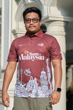 Men Polo Jersey Jiwa Merdeka - Pertiwi Brown