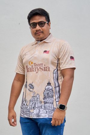 Men Polo Jersey Jiwa Merdeka - Pribumi Nude