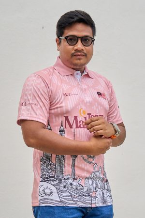 Men Polo Jersey Jiwa Merdeka - Serikandi Pink