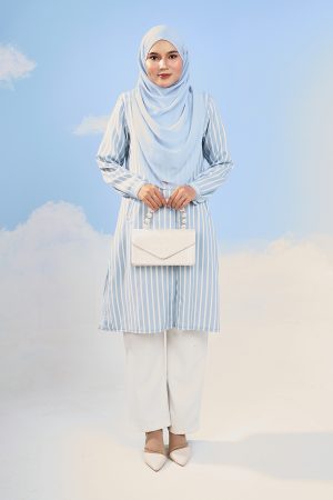 Blouse Darisa Stripe - Nova Pastel Blue