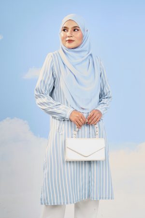 Blouse Darisa Stripe - Nova Pastel Blue