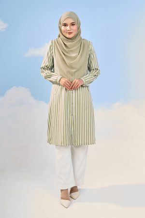 Blouse Darisa Stripe - Nova Sage