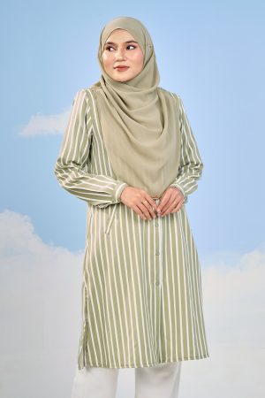 Blouse Darisa Stripe - Nova Sage