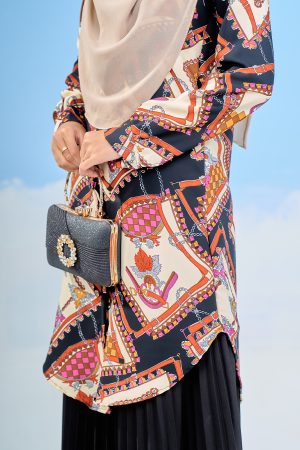 Blouse Nazuha - Oasis Black