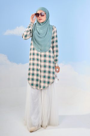 Blouse Nazuha - Oasis Turqoise Green