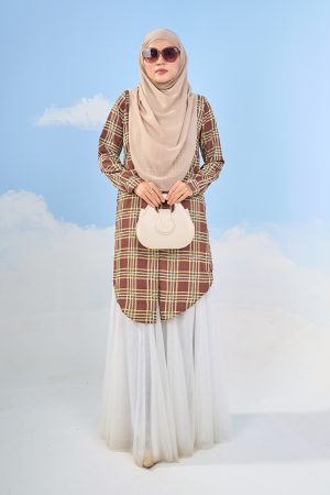 Blouse Nazuha - Oasis Brown