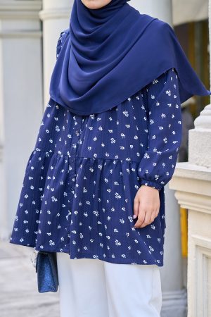 Blouse Luna Laluna X MCC - Daisy Navy