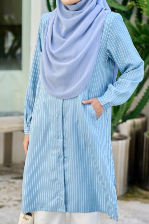 Blouse Darisa Stripe – Noris Blue