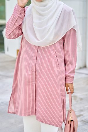 Blouse Darisa Stripe – Noris Coral