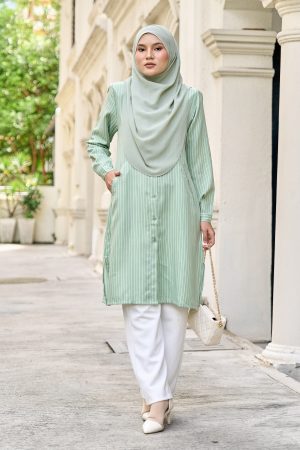 Blouse Darisa Stripe – Noris Sage