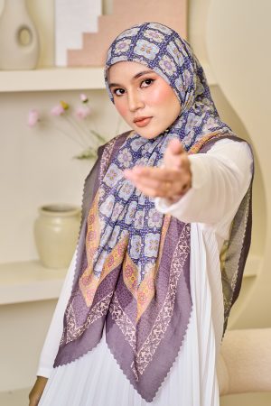 Valily Tudung Bawal Cotton Voile Essaouira - Yara Mocha