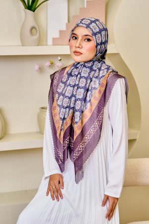 Valily Tudung Bawal Cotton Voile Essaouira - Yara Mocha