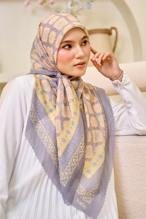 Valily Tudung Bawal Cotton Voile Essaouira - Yara Pebble