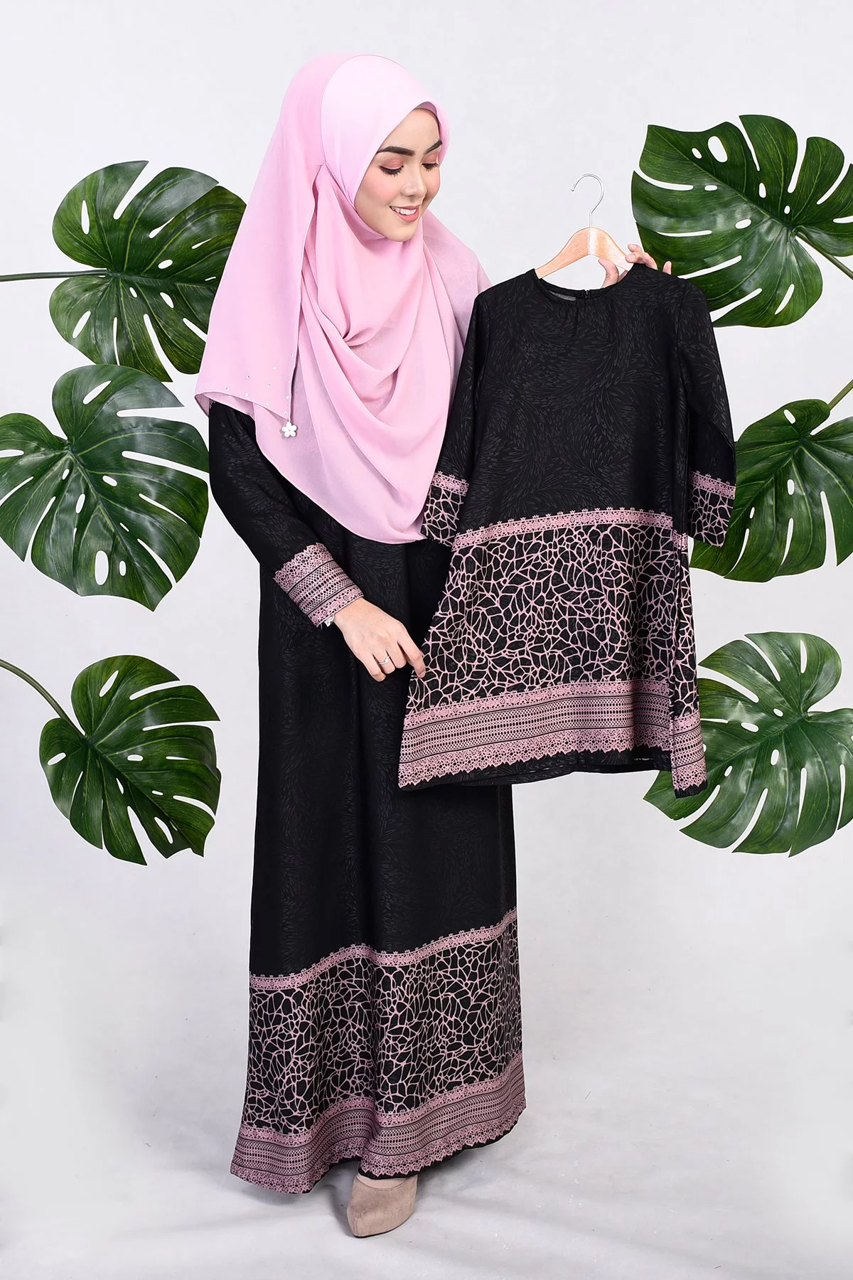 Abaya Raudhah Kids - Purple Plum