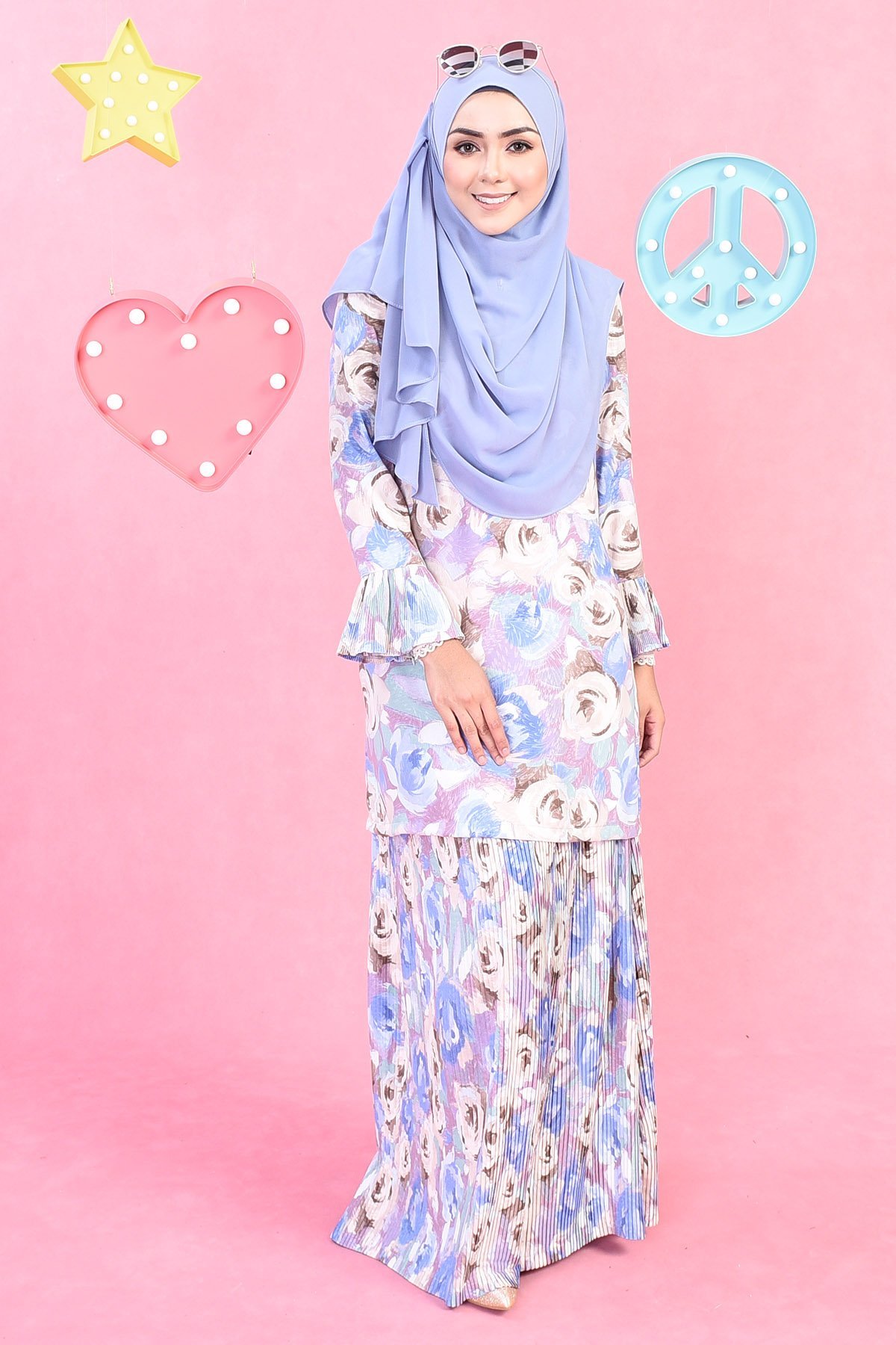  Baju  Kurung  Naomi Purple  Lavender MuslimahClothing Com